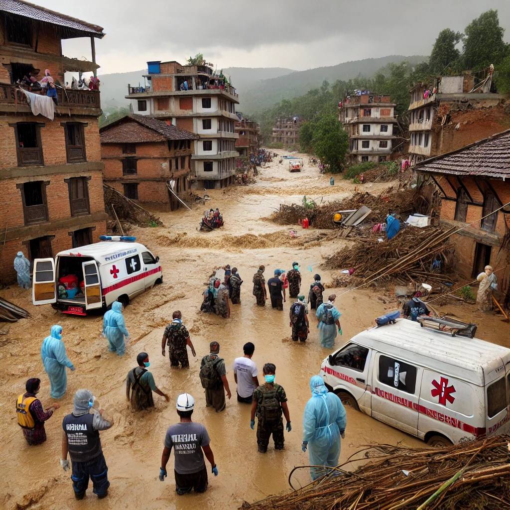 अविरल वर्षाले स्वास्थ्य महामारीको जोखिम बढ्दै, सरकारद्वारा सतर्कता अपनाउन अपिल ।